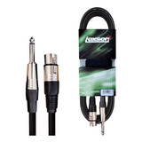 Lexsen Cable Profesional Xlj Canon Plug Instrument 6m