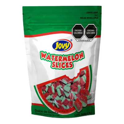 1 Kg Gomitas Rebana De Sandia Jovy Sabor Sandia Acidita | MercadoLibre