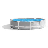 Piscina De Lona Pileta Estructural Redonda Intex 305 X 76 Cm