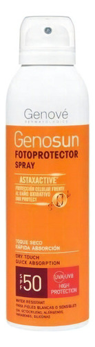 Genosun Protector Solar Spf 50 Spray 200 Ml