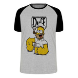 Camiseta Blusa Plus Size Homer Simpsons Popeye Duff Cerveja