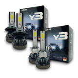 Kit X 4 Luces Led Cree H7 Baja H1 Alta Renault Sandero Logan