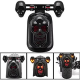 Skull Stop Brake Skull Death Chrome Chopper Q Universal