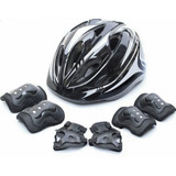 Casco Protección Niños Rodilleras Muñequeras Coderas Kit