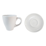 Taza Plato Porcelana Monza Verbano 75ml X 2 Unidades