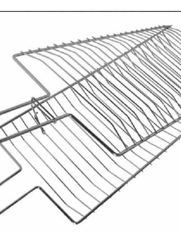 Parrilla Para Pescado De 40cm X 27cm Súp. Cocción 