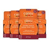 Cantu Extra Hold Edge Stay Gel Para Cabello Natural Con 