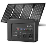 Generador Solar Portátil Powkey 146wh/200w Con Panel 40w Par