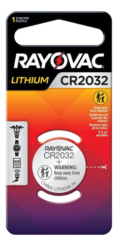 Pila Cr2032 Lithium Boton 3v, 1º Marca