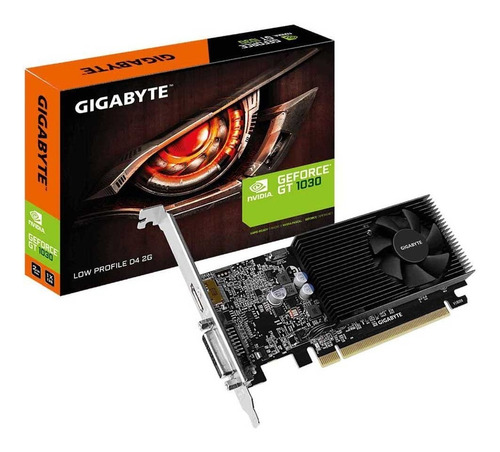 Placa De Video Gigabyte Geforce Gt 1030 Gddr4 2g Hdmi Dvi-d