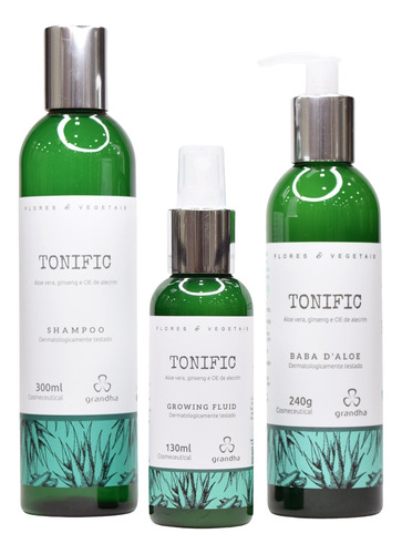 Kit Tonific Flores & Vegetais