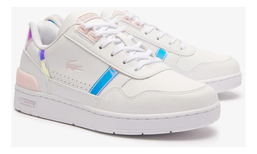 Tenis Lacoste White Sneakers Premium Para Mujer