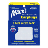 Protector De Oídos Macks Earplug De Silicona Suave, 1 Par