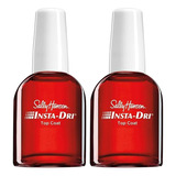 2 X Sally Hansen Base Top Coat Insta Dry Secagem Rápida