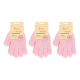 Evridwear Guantes Exfoliantes Para Ducha, 100% Nailon Grueso