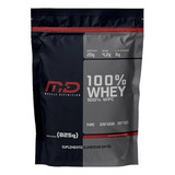 100% Whey Protein 825g Refil - Md Muscle Definition Sabor Baunilha