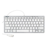 Teclado Usb Delgado Mini 78 Teclas Compacto Para Pc Win 7