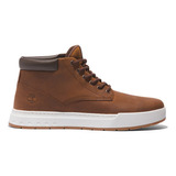 Chukka De Piel Caña Media Timberland Tb0a297q358 Tb0a297q358 Maple Grove Lthr Chk Diseño Liso Café 26.5 Mx Para Hombre