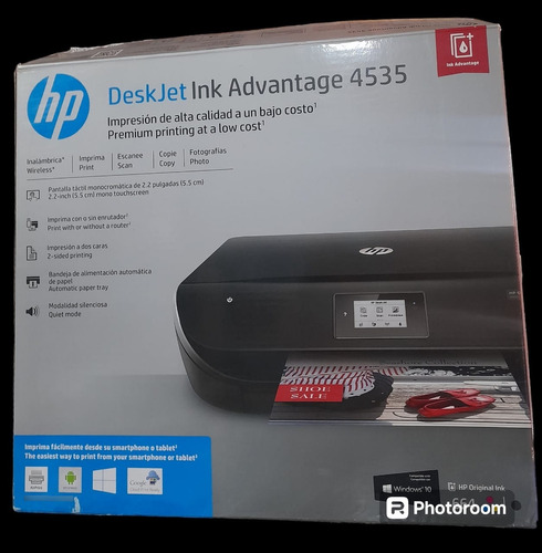 Impresora A Color Multifunción Hp Deskjet Ink Advantage 4535