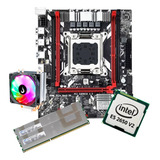 Kit Gamer Placa Mãe X79 Red 4b Xeon Intel E5 2650 V2 32gb 