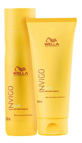 Wella Invigo Sun Shampoo 250ml + Condicionador 200ml Solar