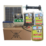 Cerco Electrico Ganadero Kit Solar (45 Km) + 500m De Hilo