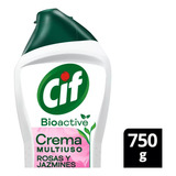 Limpiador En Crema Cif Bioactive Rosas Y Jazmines 750g