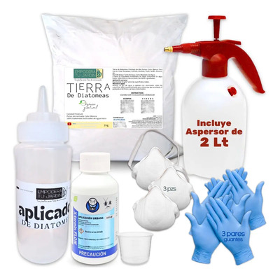 Mata Chinches Cucarachas 1kg Diatomeas Xtermin Flow Aspersor | Envío gratis