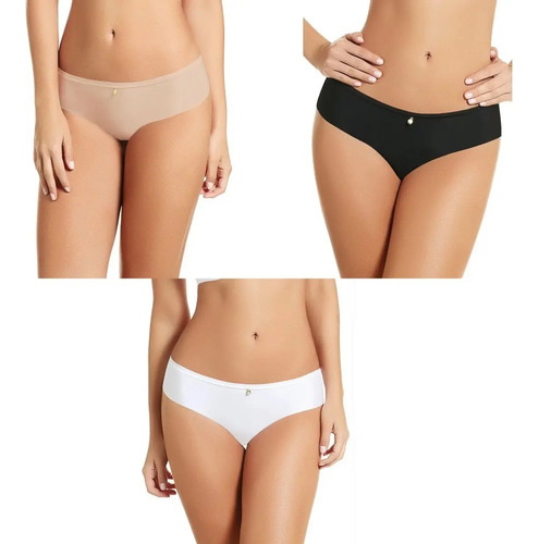 Tanga Brasilera Invisible Sin Costuras Haby 22204 Paquete 3 | Envío gratis