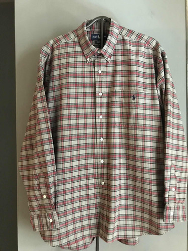 Polo Ralph Lauren Camisa Talla X L Amplia Big Shirt  Hombre