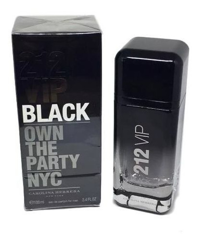 Perfume 212 Vip Black Masculino Edp 100ml - 100% Original.