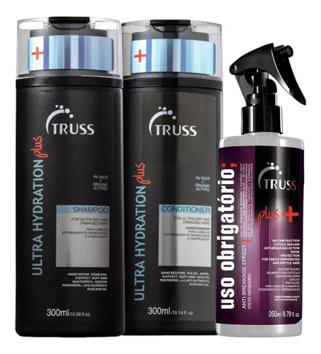 Truss Ultra Hydration Plus Shamp Condici 300ml + Plus+ 260ml