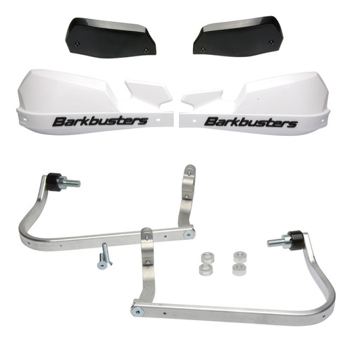 Cubre Manos Aluminio Kawasaki Versys 300 - Blanco