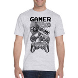 Camiseta Video Game Retro Controles Super Nes Atari 64 Rf12