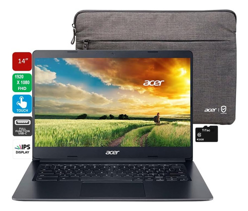 Acer 2023 Chromebook 314 Computadora Portátil Pantalla Tácti