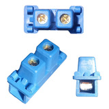 3 Conectores Ca-10 Unipolar Dersehn 50a 2mm² A 10mm² Azul