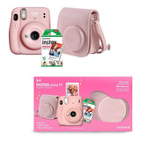 Câmera Instax Mini 11 Rosa + Bolsa + Filme