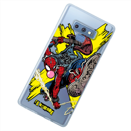 Funda Para Galaxy Spiderman Spiderpunk Personalizada Nombre