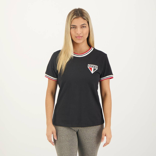 Camisa São Paulo High Feminina Preta