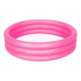 Piscina Plástica Infantil Redonda Rosa 130l P - Mor