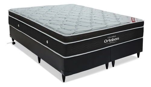 Cama Box E Colchão Elegant Superpocket(158x198) - Ortobom