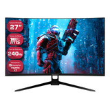 Monitor Gamer Curvo Led  27  Full Hd 240hz 1ms