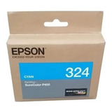 Cartucho De Tinta Epson 324 Cian Original C13t324220