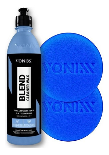 Blend Cleaner Vonixx Cera Carnauba Sílica 2 Aplicadores