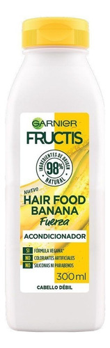 Fructis Garnier Acondicionador Hair Food Banana Fuerza 300ml