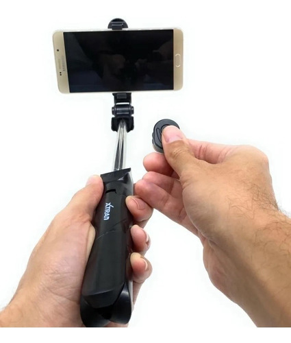 Tripé Para Celular Bastão De Selfie 70cm 360° Bluetooth 3em1