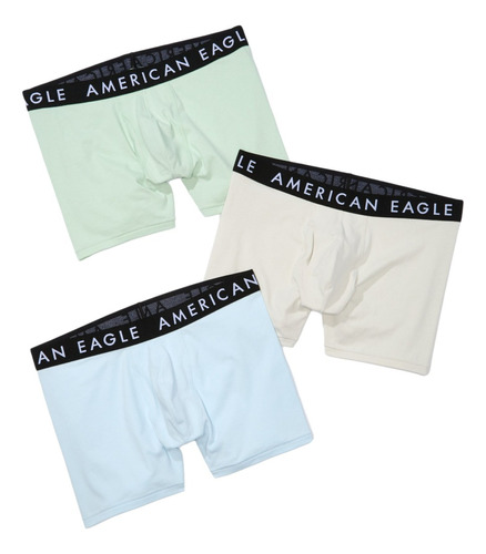 3 Pack  Briefs Bóxer Classic American Eagle Hombre Multi