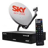 Nova Parabólica Sky Com Canais Em Full Hd Livres