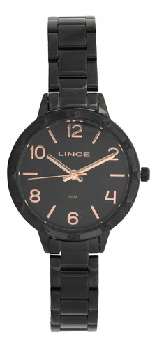 Relógio Lince Feminino Ref: Lrn4503l P2px Fashion Black