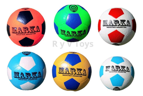  10 Pelotas De Futbol Eco Cuero Nro 5 Combo X Mayor Pack 10u